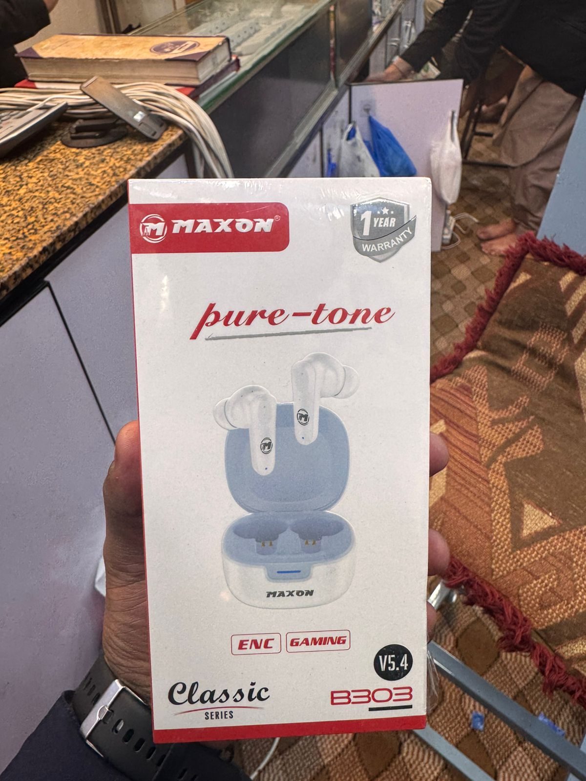 Maxon B303 Wireless Earbuds ENC Gaming Mode Touch Control | Buy Online in Pakistan at MetroCart – Maxon | MetroCart Pakistan