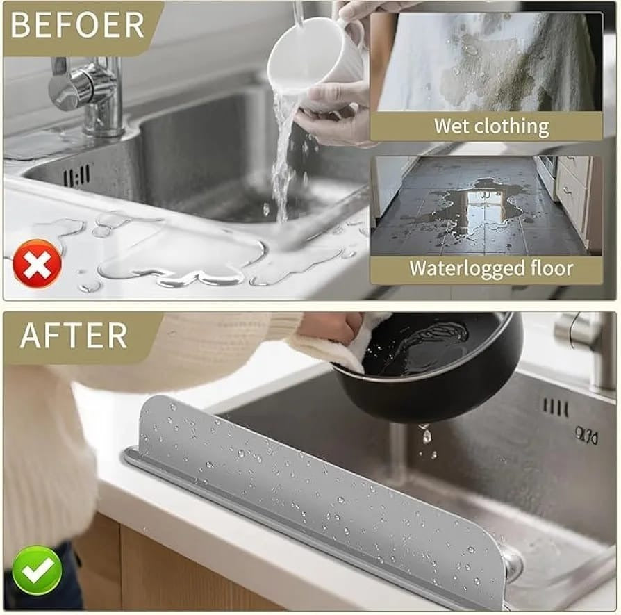 Silicone Sink Splash Guard Suction Cup Water Stopper | Buy Online in Pakistan at MetroCart – Silicone | MetroCart Pakistan
