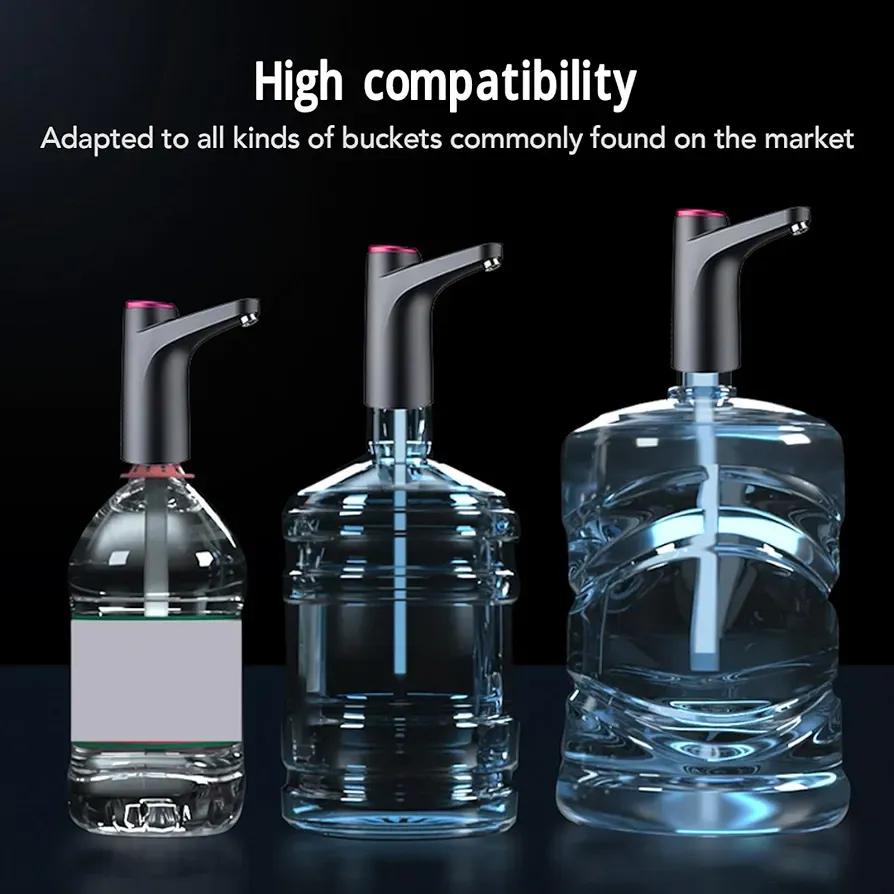 Electric Water Dispenser Pump - USB Rechargeable One-Touch Bottle Pump
