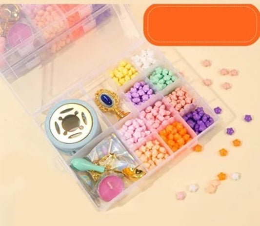 Complete Wax Seal Stamp Kit with 520 Beads Brass Stamps Melting Spoon Candle Stand
