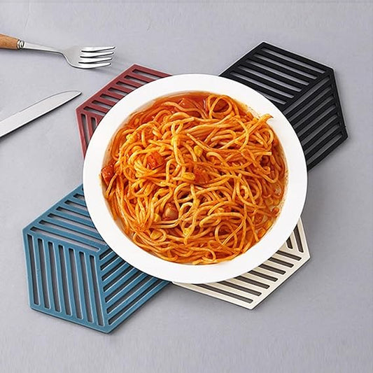 Multifunction Heat Resistant Silicone Mat Drink Coaster Pot Holder Kitchen Placemat Trivet