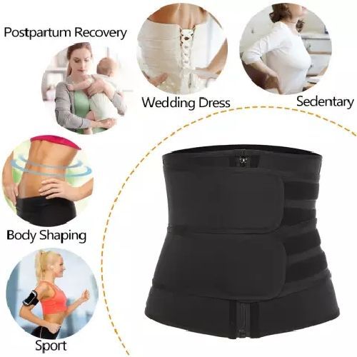 Waist Trainer Belt Slimming Body Shaper with Double Strap Neoprene Sauna Corset for Weight Loss