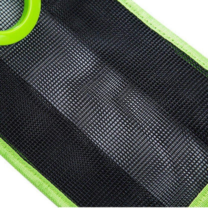 Hanging Mesh Plastic Bag Holder Dispenser Storage Organizer for Kitchen Grocery Shopping Bags