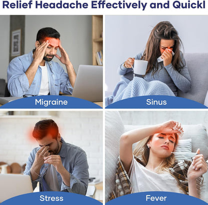 Migraine Relief Cap Headache Relief Hat with Reusable Ice Gel Pack for Tension and Stress | Buy Online in Pakistan at MetroCart – Migraine | MetroCart Pakistan