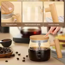 Self Stirring Coffee Mug - Electric Automatic Mixing Cup with USB Rechargeable