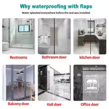 5 Meter Silicone Door Draft Stopper & Window Seal Strip - Weatherproof Dustproof Noise Insulation