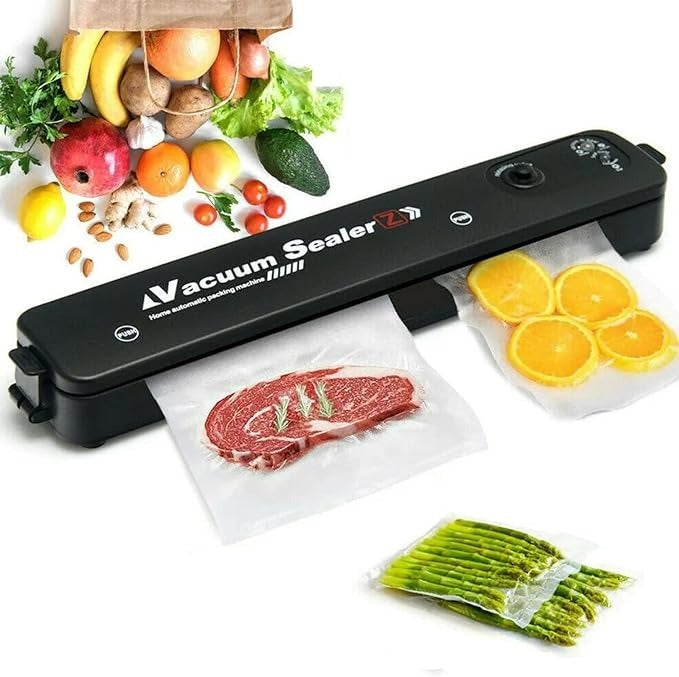 Vacuum Sealer Hand Machine ZKFK-001 - Automatic Food Sealer with 10 Vacuum Bags | Buy Online in Pakistan at MetroCart – Vacuum | MetroCart Pakistan