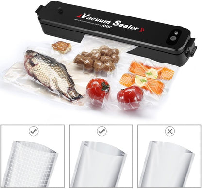 Vacuum Sealer Hand Machine ZKFK-001 - Automatic Food Sealer with 10 Vacuum Bags | Buy Online in Pakistan at MetroCart – Vacuum | MetroCart Pakistan