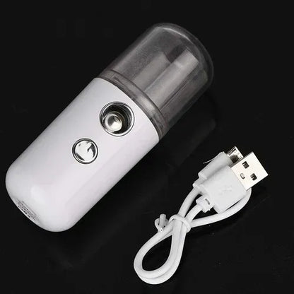 Portable Nano Facial Mist Sprayer – USB Rechargeable Hydrating Ionic Facial Steamer