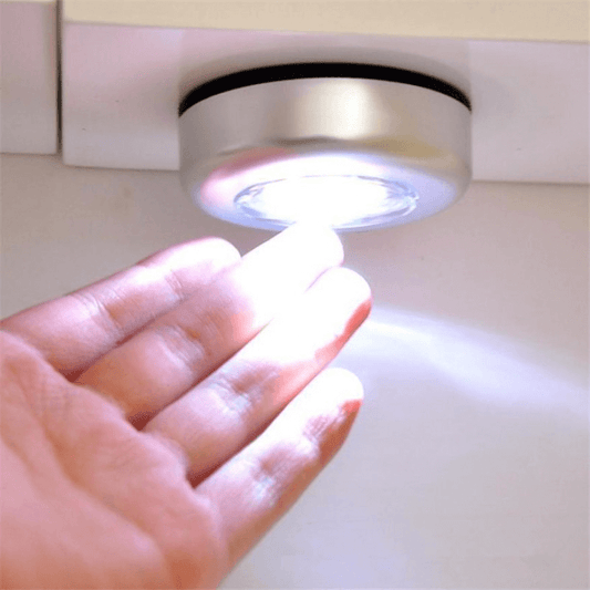 LED Tap Touch Night Lamp Power Cabinet Light Self-Adhesive