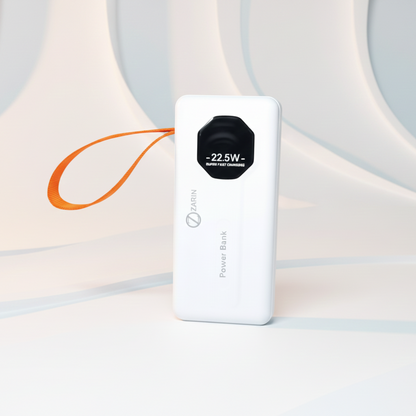 ZARIN 22.5W Super Fast Charging Power Bank Portable Battery Digital Display with Wrist Strap | Buy Online in Pakistan at MetroCart – ZARIN | MetroCart Pakistan