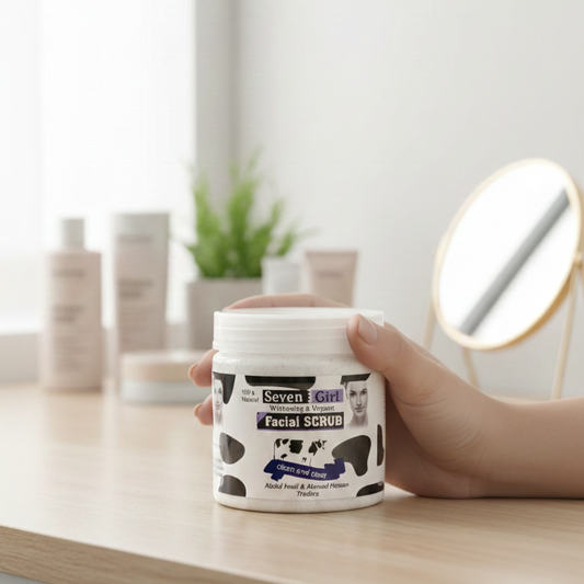 Seven Girl Whitening & Facial Scrub Big Size Made in UK