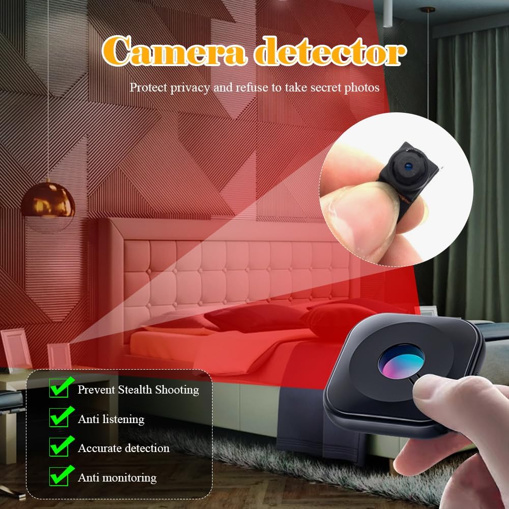 Wireless Hidden Camera Detector Portable Anti-Spy Bug Sweeper Privacy Protection | Buy Online in Pakistan at MetroCart – Wireless | MetroCart Pakistan
