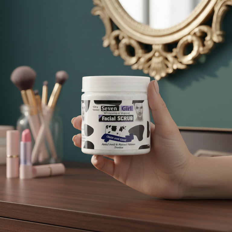 Seven Girl Whitening & Facial Scrub Big Size Made in UK