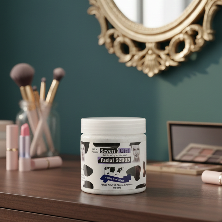 Seven Girl Whitening & Facial Scrub Big Size Made in UK