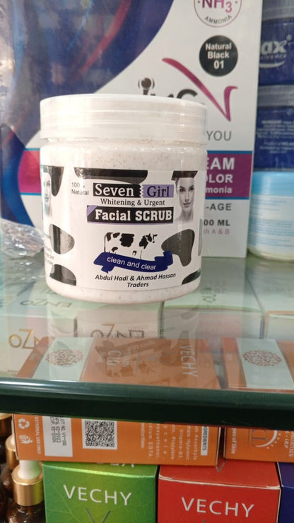 Seven Girl Whitening & Facial Scrub Big Size Made in UK