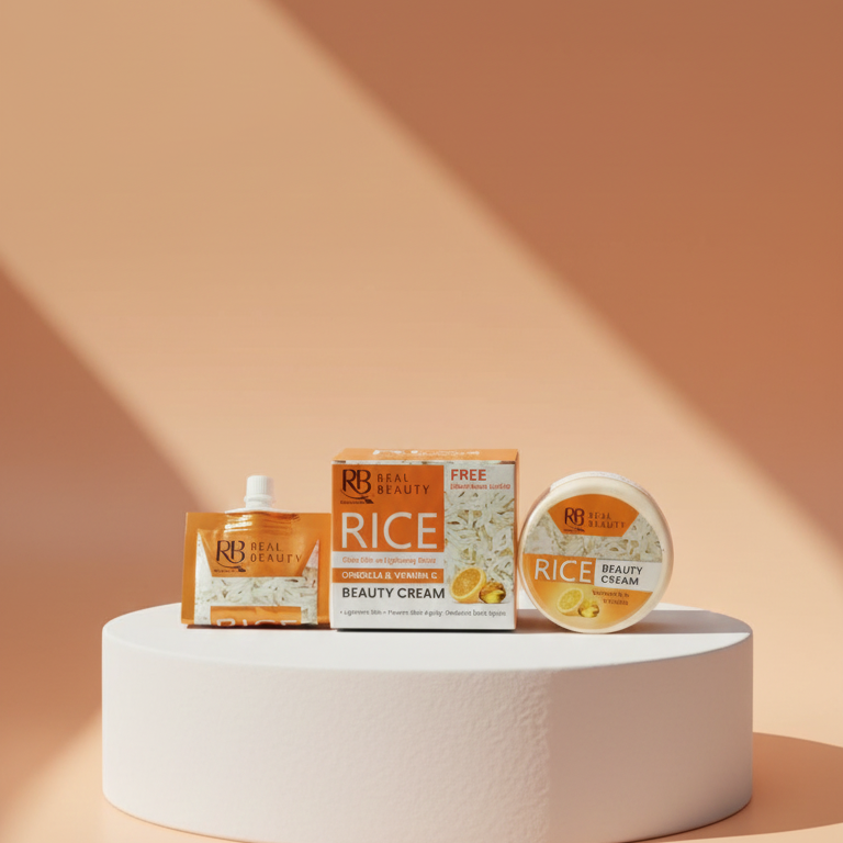 RB Rice Beauty Cream with Free Face Wash Brightening Nourishing Skincare