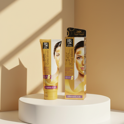 RB 24K Gold Mask Hydrating Brightening Luxury Skincare Treatment