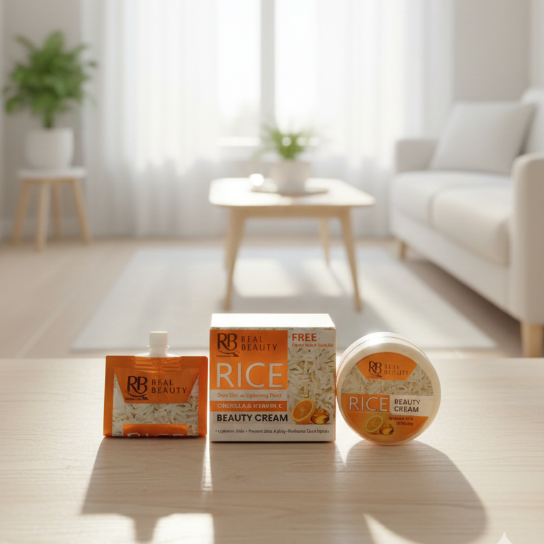 RB Rice Beauty Cream with Free Face Wash Brightening Nourishing Skincare