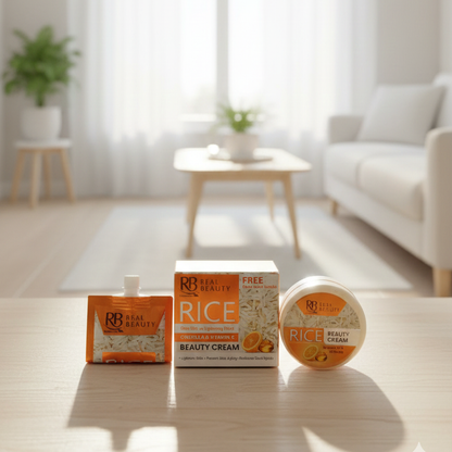 RB Rice Beauty Cream with Free Face Wash Brightening Nourishing Skincare