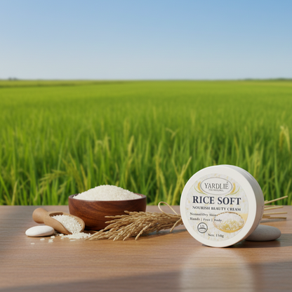 Yardlie Rice Soft Nourish Beauty Cream 150g Brightening Hydration