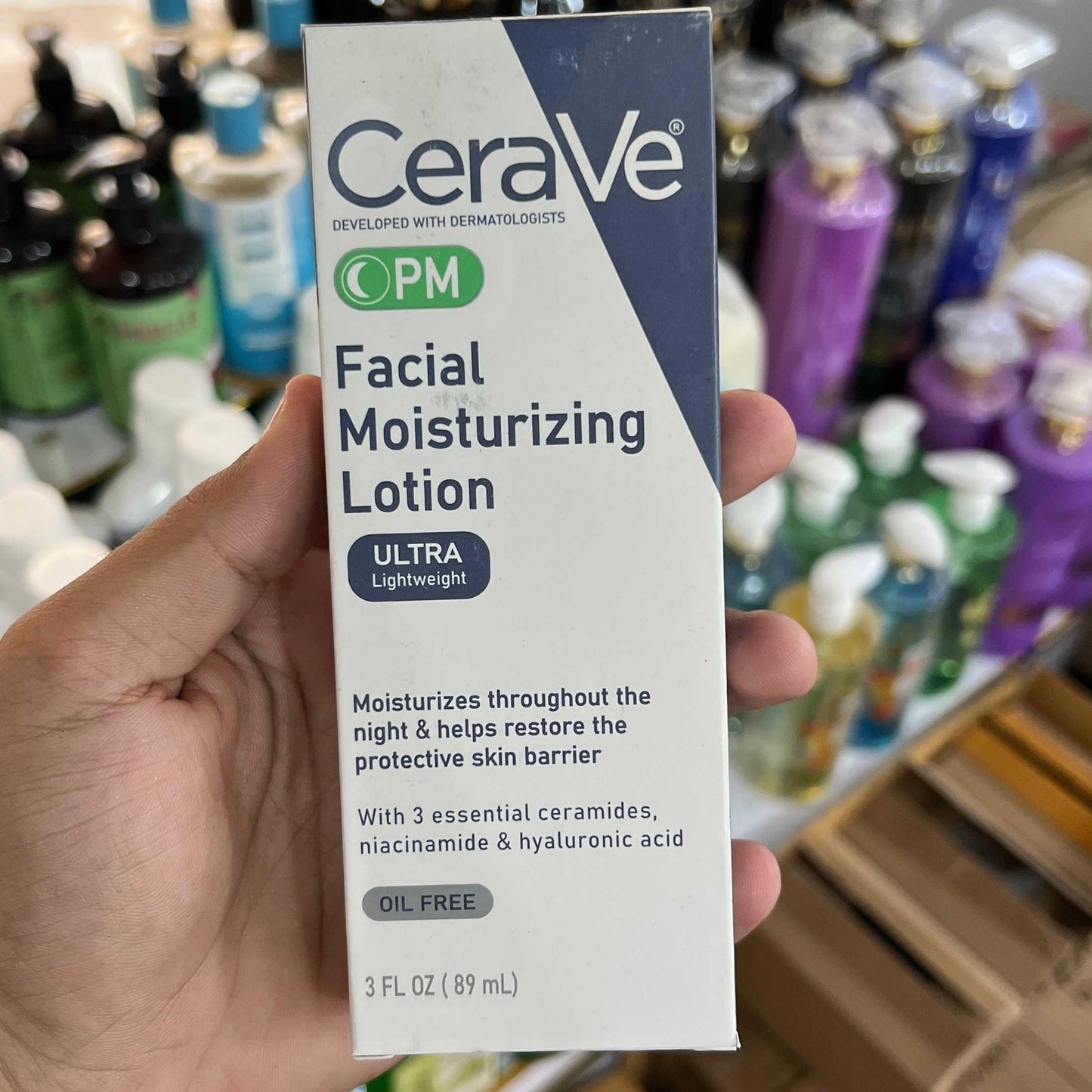 CeraVe PM Facial Moisturizing Lotion