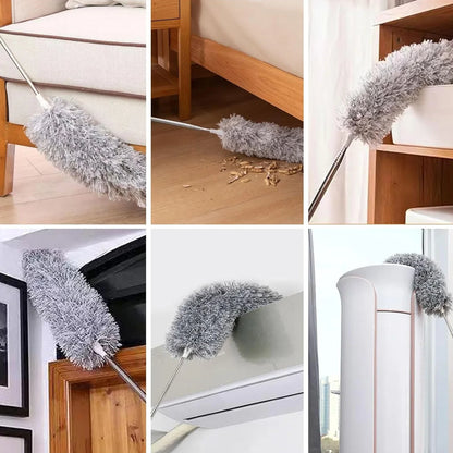 Microfiber Fan Duster Telescopic Extendable 360 Flexible Cleaning Tool