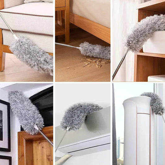 Microfiber Fan Duster Telescopic Extendable 360 Flexible Cleaning Tool