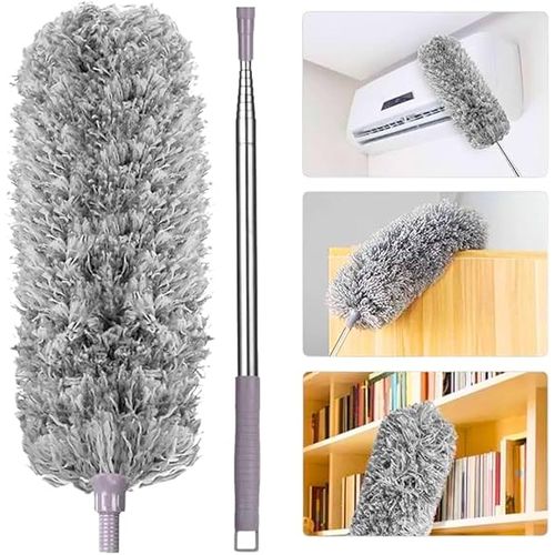Microfiber Fan Duster Telescopic Extendable 360 Flexible Cleaning Tool