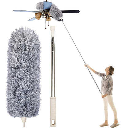 Microfiber Fan Duster Telescopic Extendable 360 Flexible Cleaning Tool