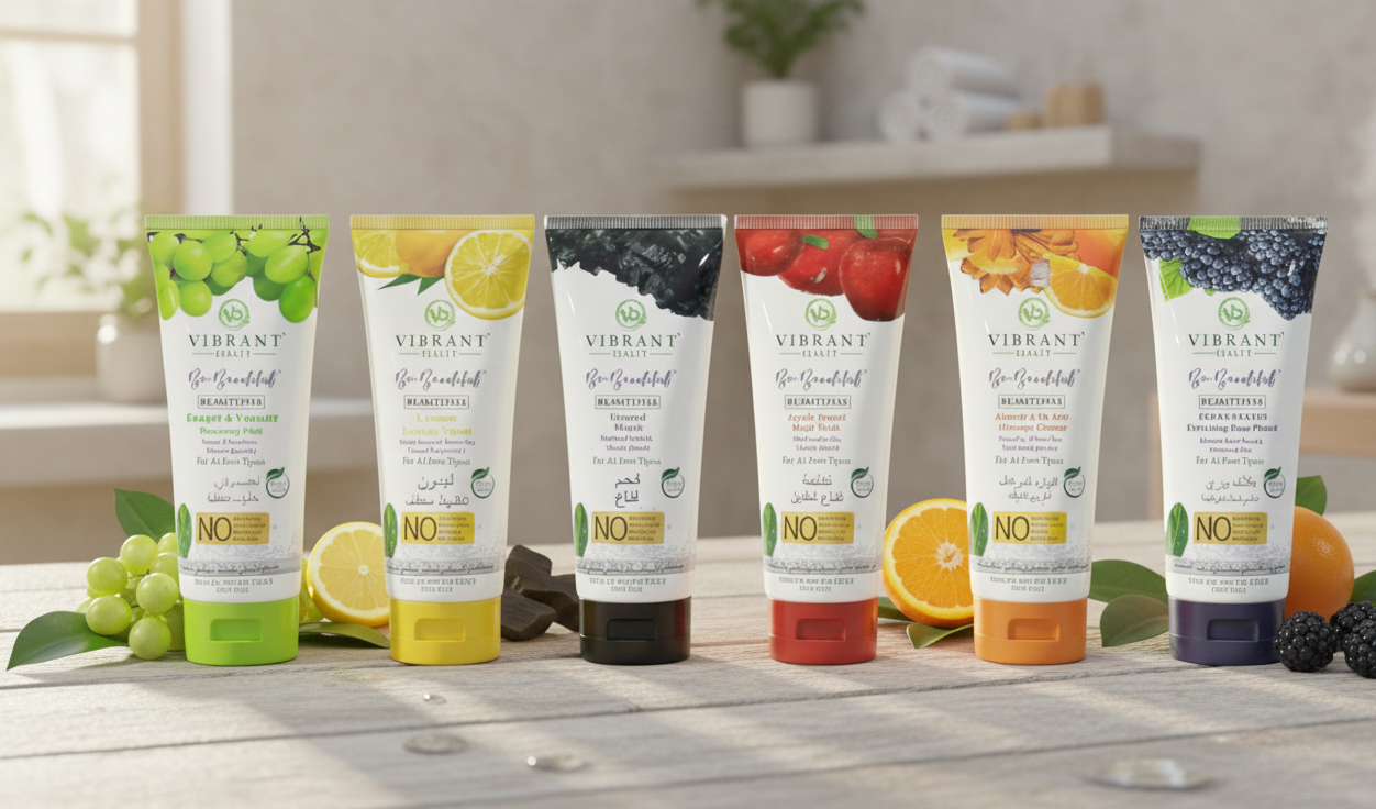Vibrant Health Be Beautiful Botanical Face Wash 6-Pack Series