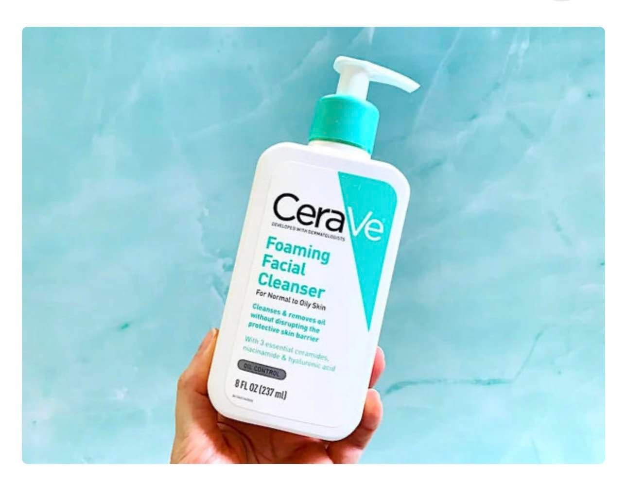 CeraVe Foaming Facial Cleanser Normal Oily Skin Oil Control | Buy Online in Pakistan at MetroCart – CeraVe | MetroCart Pakistan