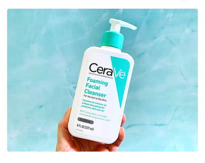 CeraVe Foaming Facial Cleanser Normal Oily Skin Oil Control | Buy Online in Pakistan at MetroCart – CeraVe | MetroCart Pakistan