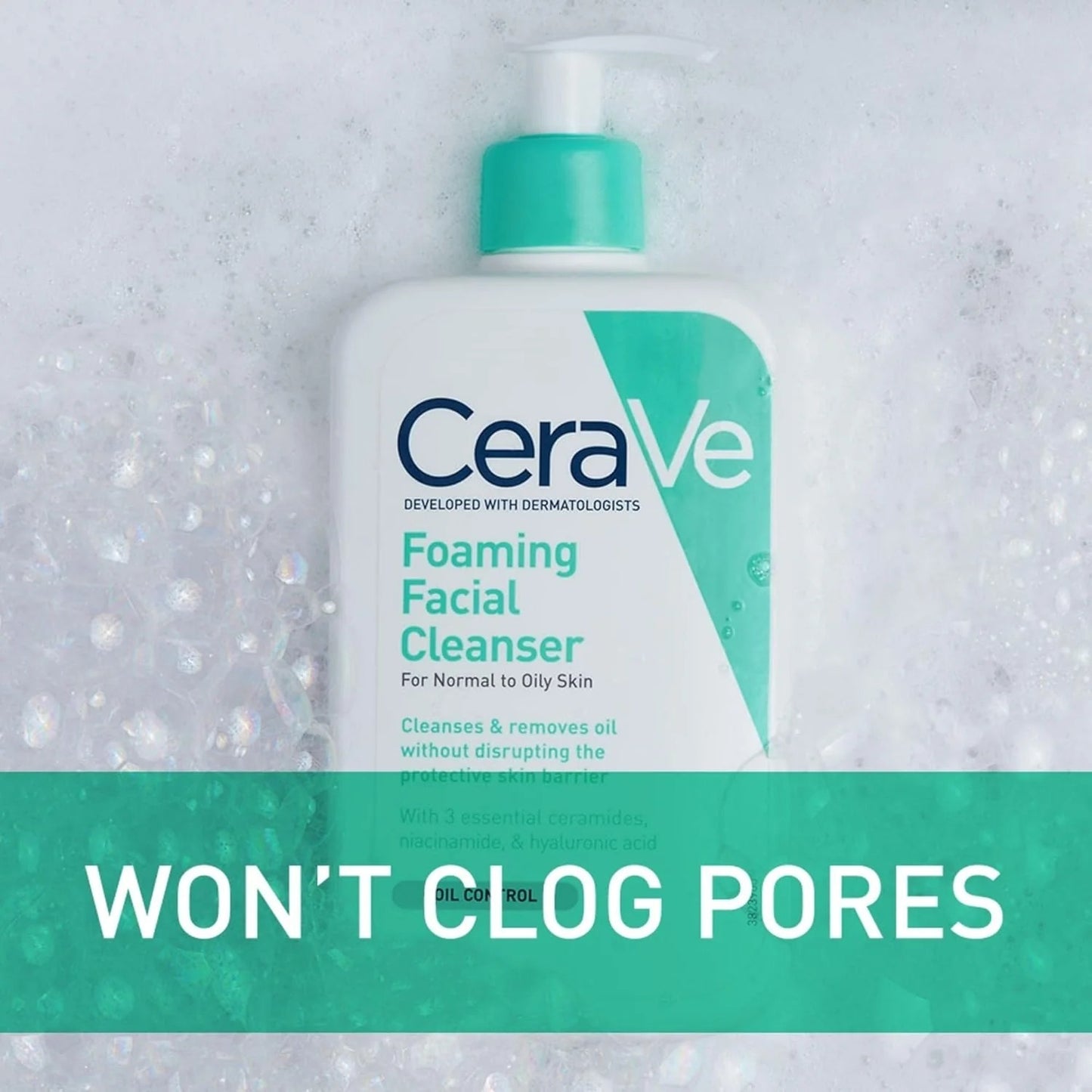 CeraVe Foaming Facial Cleanser Normal Oily Skin Oil Control | Buy Online in Pakistan at MetroCart – CeraVe | MetroCart Pakistan