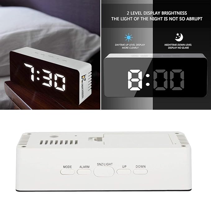 Digital LED Mirror Alarm Clock Temperature Display | Buy Online in Pakistan at MetroCart – Digital | MetroCart Pakistan