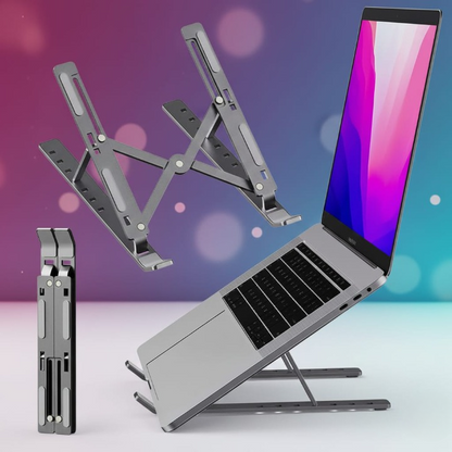 Speed-X Adjustable Aluminium Laptop Stand 16 Inch Foldable | Buy Online in Pakistan at MetroCart – Speed-X | MetroCart Pakistan