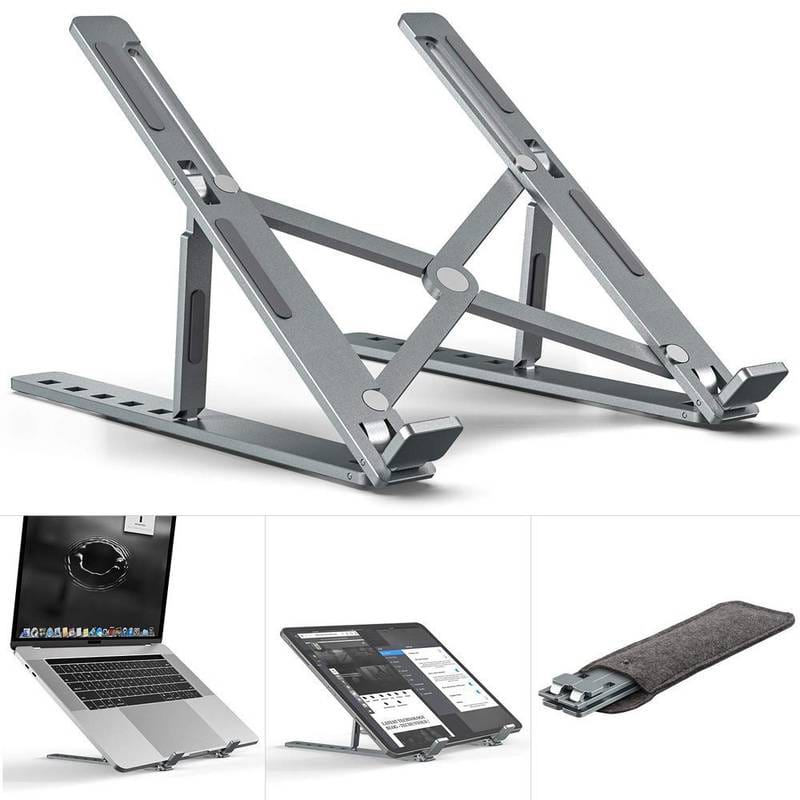 Speed-X Adjustable Aluminium Laptop Stand 16 Inch Foldable | Buy Online in Pakistan at MetroCart – Speed-X | MetroCart Pakistan
