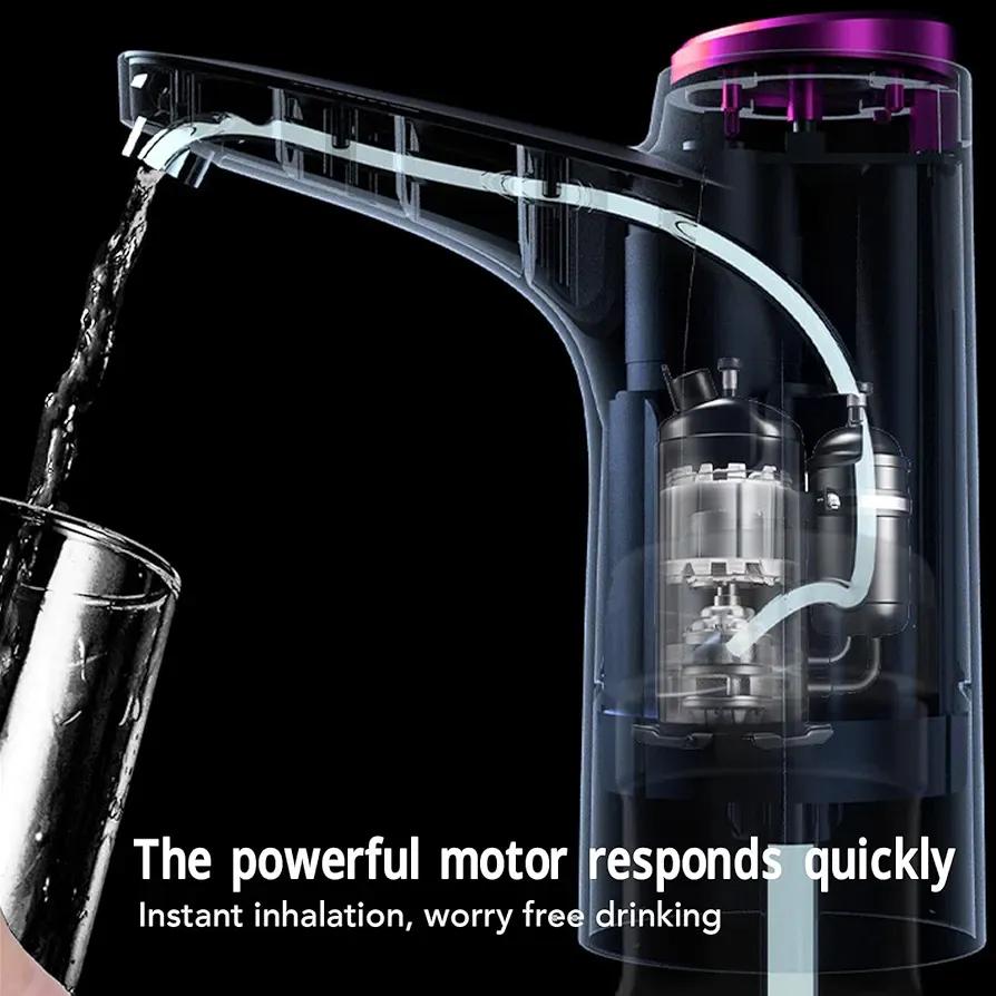 Electric Water Dispenser Pump - USB Rechargeable One-Touch Bottle Pump
