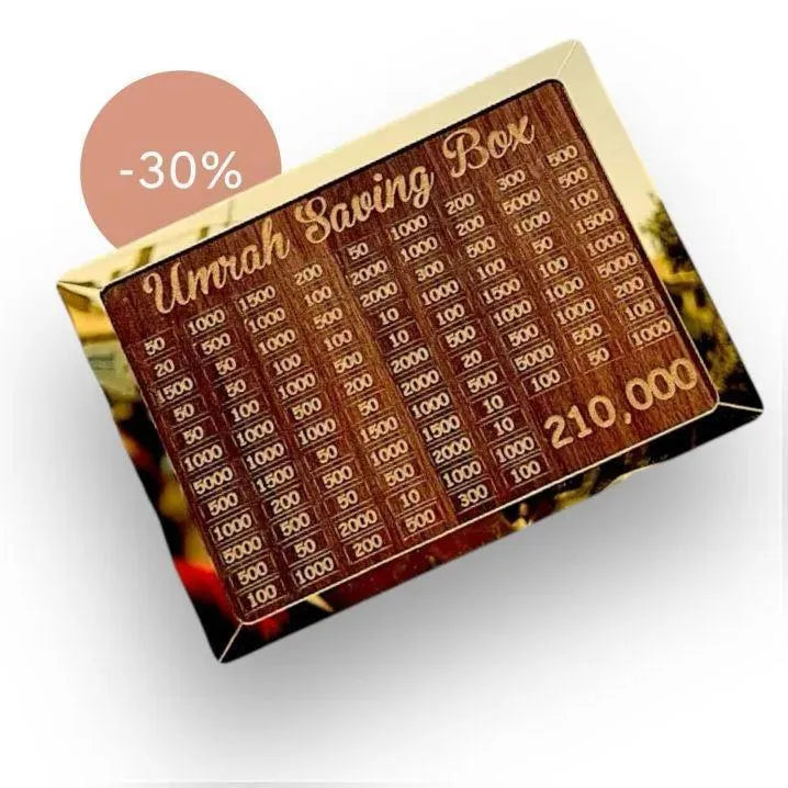 Umrah Saving Box - 210,000 Savings Challenge with 280 Days Plan