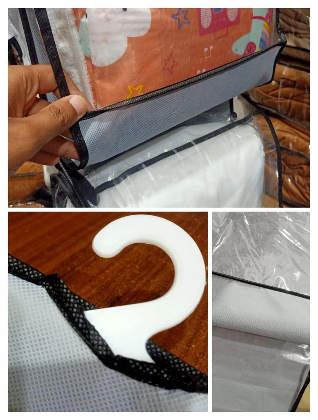 Hanging Handbag Organizer 6 Pocket Double-Sided Storage