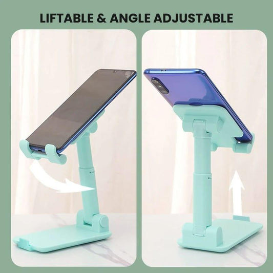 Portable Mobile Phone Holder - Adjustable Desktop Stand for All Devices