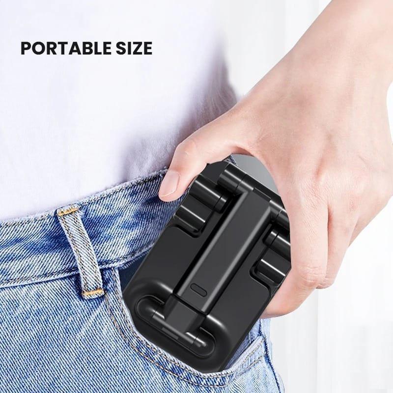 Portable Mobile Phone Holder - Adjustable Desktop Stand for All Devices