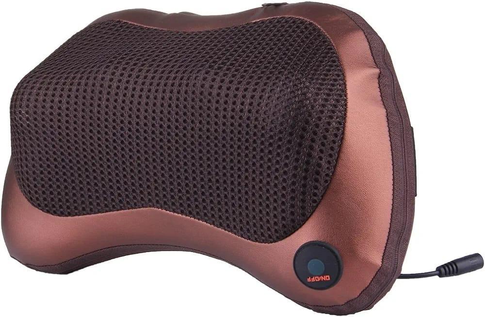 Car & Home Massage Pillow - 8-Head Shiatsu Neck & Back Massager with Heat