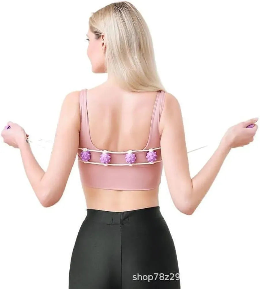 Manual Roller Body Massager Rotating Balls