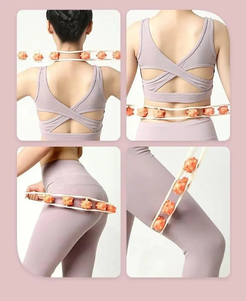 Manual Roller Body Massager Rotating Balls