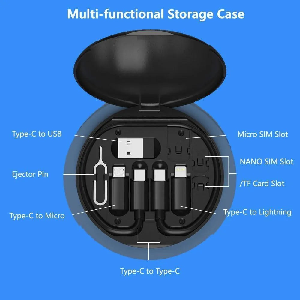 5-in-1 60W Fast Charging Cable Set - All-in-One Multi-Device | Buy Online in Pakistan at MetroCart – 5-in-1 | MetroCart Pakistan