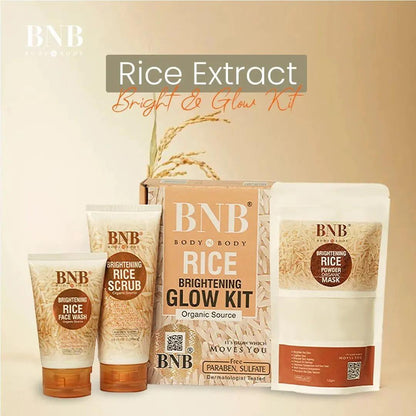 Rice Extract Brightening Glow Kit 3-in-1