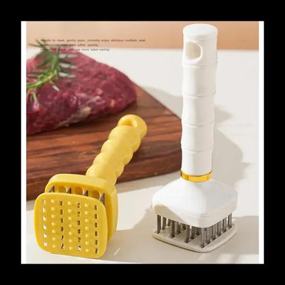 Stainless Steel Meat Tenderizer - 24 Needle Professional Tenderizing Tool