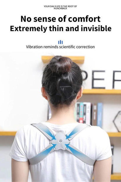 Smart Posture Corrector Intelligent Vibration Sensor USB Rechargeable