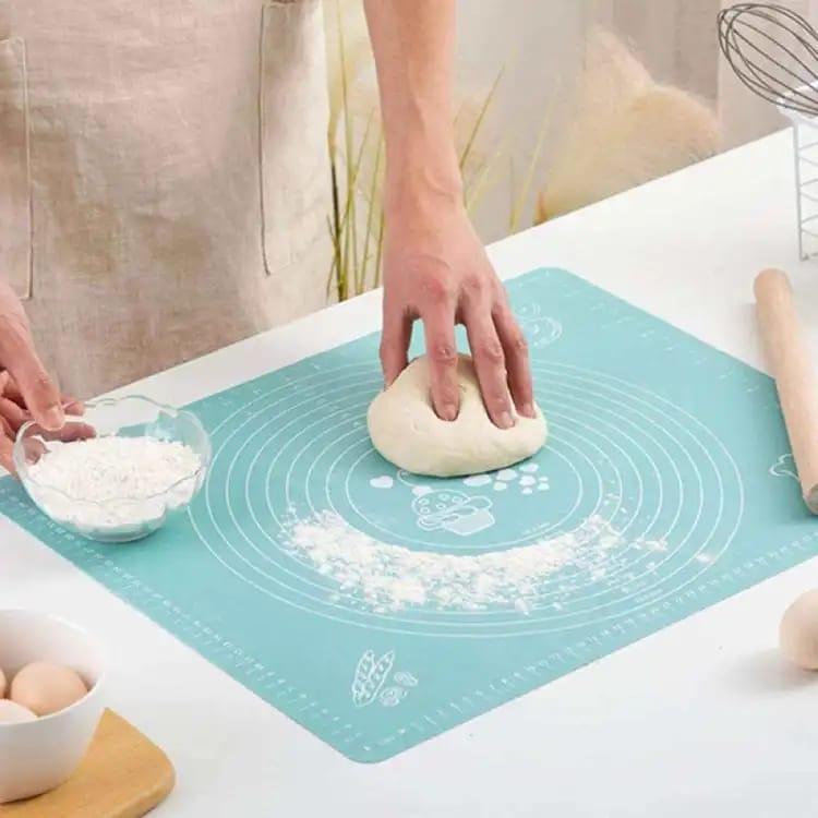 Silicone Roti Mat - Non-Stick Kneading & Rolling Mat with Measurements